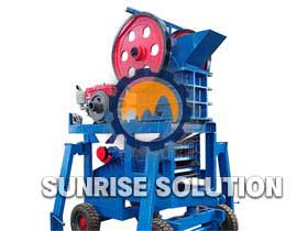 Mobile Jaw Crusher With Vitbrating Screen