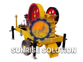 Moblie  jaw crusher
