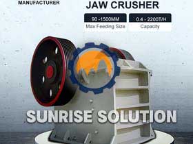 PEF Jaw Crusher