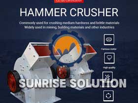 Hammer crusher machine