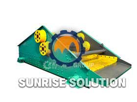 High freauency vibrating screen