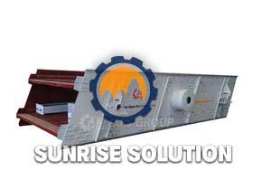 Mining single axis vibrating screen