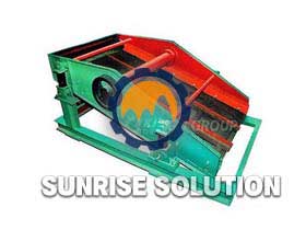 Vibrating screen with auto centering