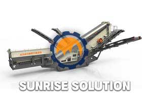 Crawler mobile screening station