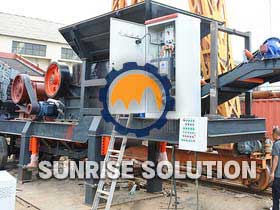 Wheeled Jaw Crusher Mobile Crushing Station