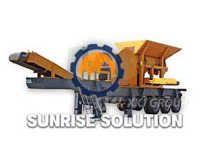 Mobile jaw crusher