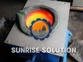 Gold smelting furnace