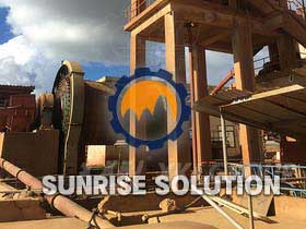 Gold ore processing plant