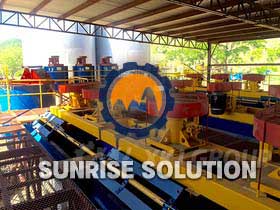 Copper ore process line