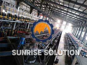 Graphite ore processing line