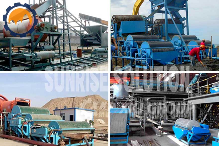 Magnetic separation plant
