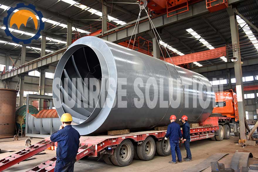 Limestone rotary kiln production line